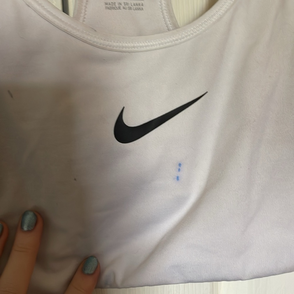 Nike White Sports Bra - Picture 3 of 3